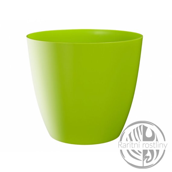 Obal na květník ELLA plastový lesklý 7x7cm zelená