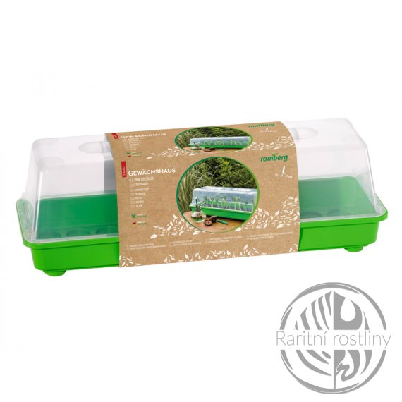 Miniskleník s ventilací L zelený 58x19x19cm